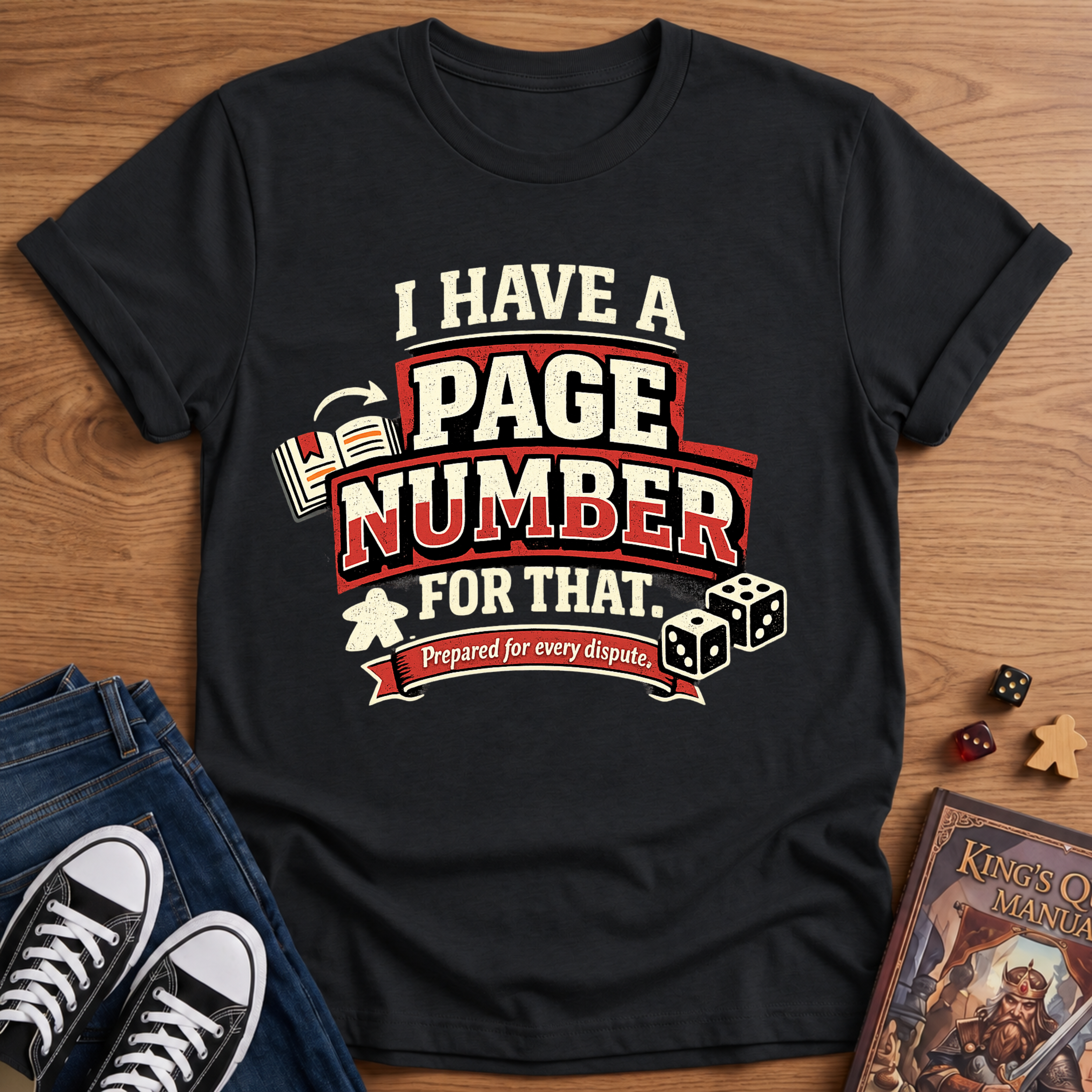 Page Number T-Shirt