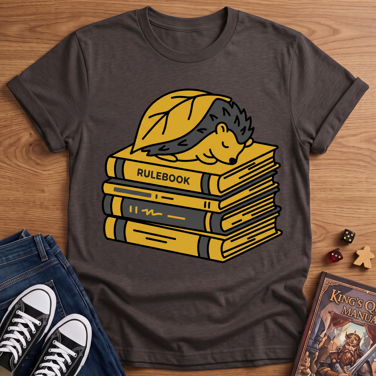 RR Sleeping On The Books T-Shirt