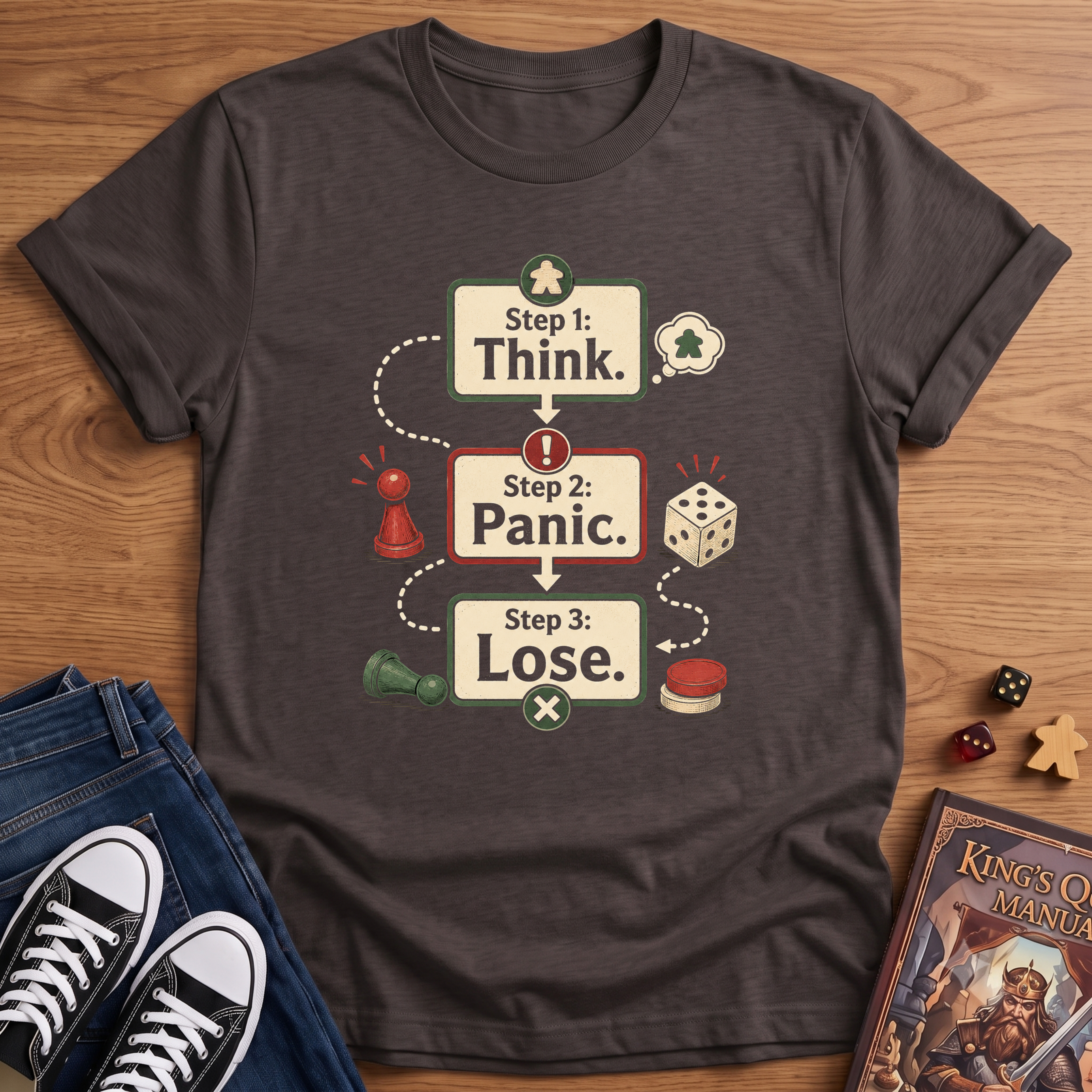 Think. Panic. Lose. T-Shirt