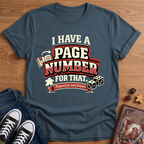 Page Number T-Shirt