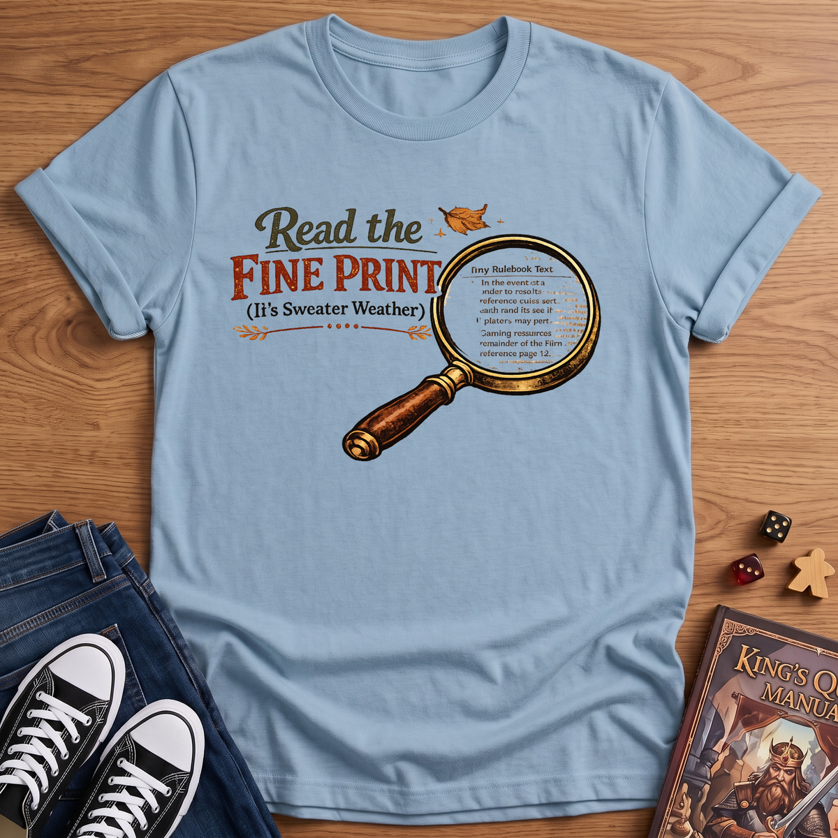 RR Reading The Fine Print T-Shirt