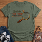 RR Reading The Fine Print T-Shirt