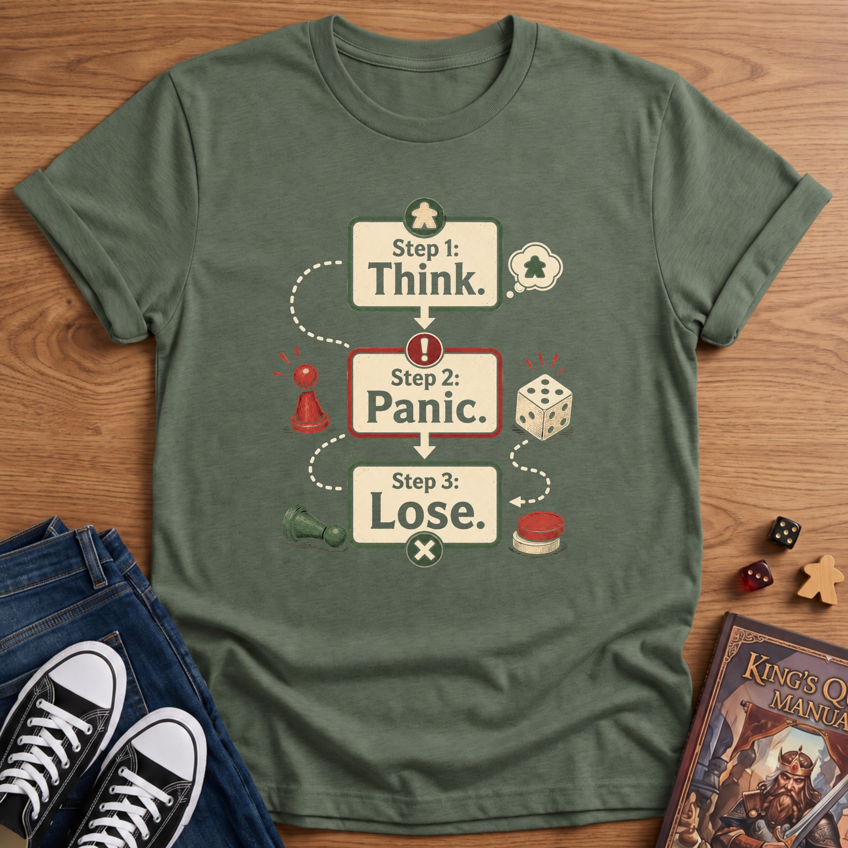Think. Panic. Lose. T-Shirt