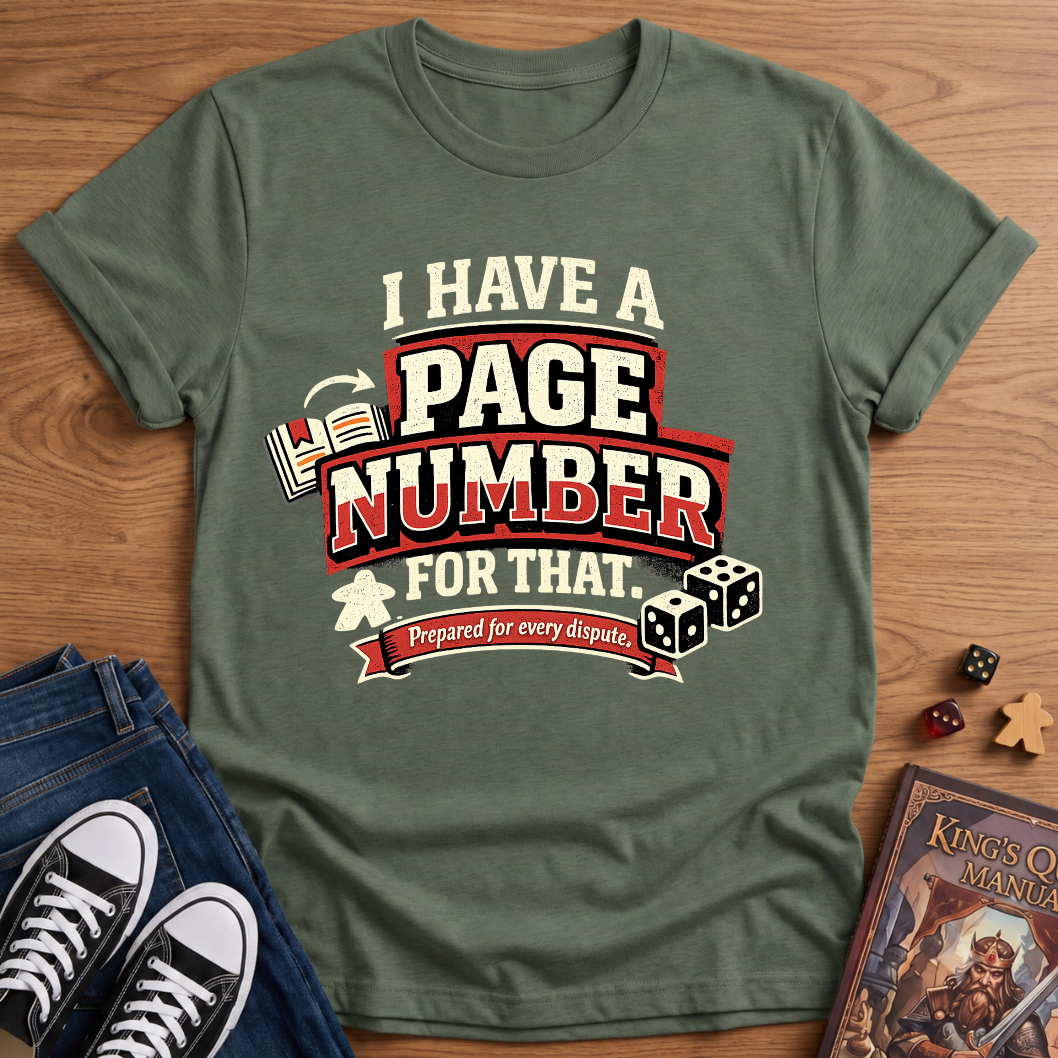 Page Number T-Shirt