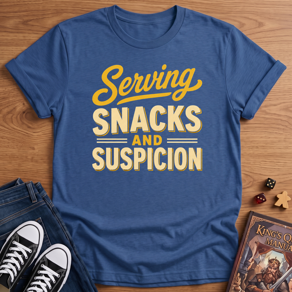Serving Snacks & Suspicion T-Shirt