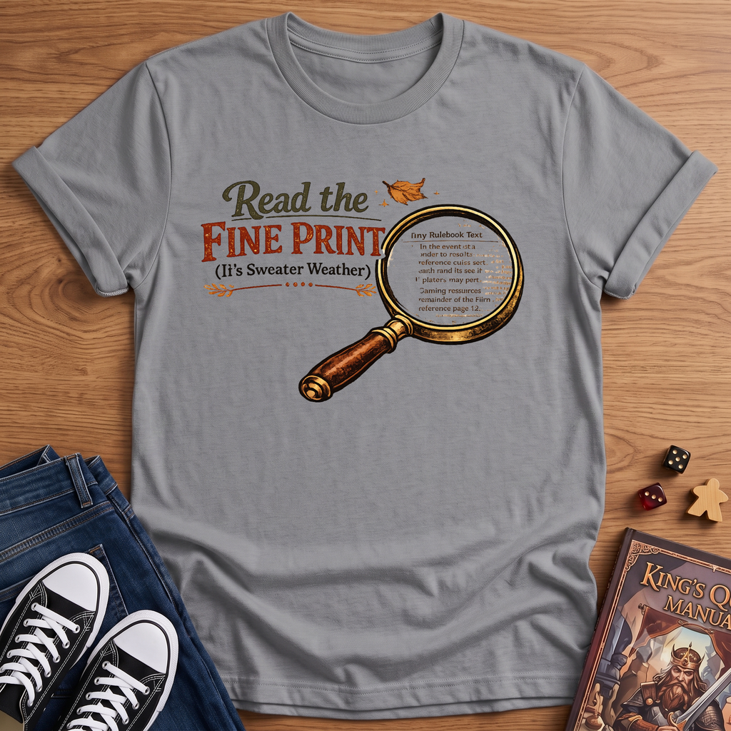 RR Reading The Fine Print T-Shirt