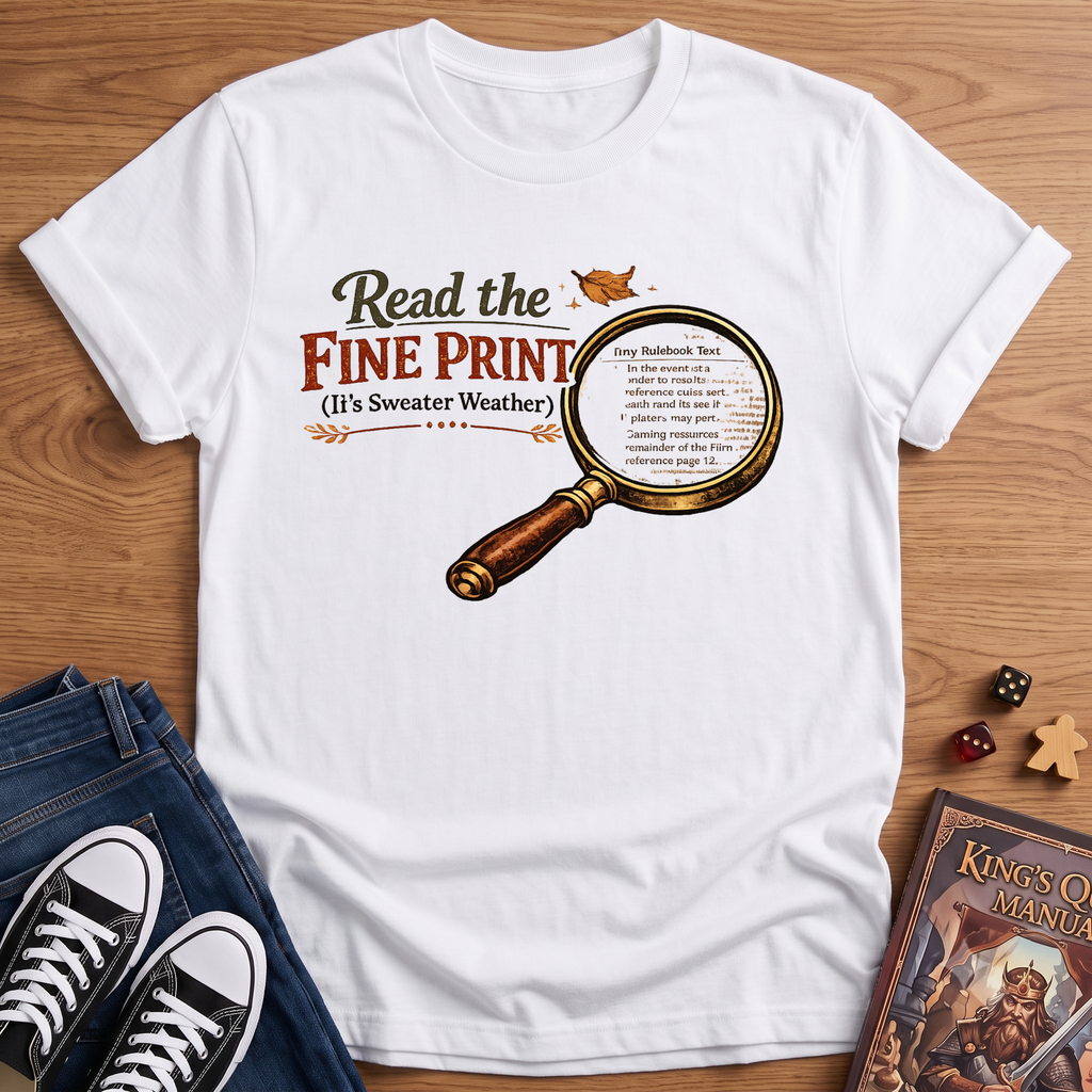 RR Reading The Fine Print T-Shirt