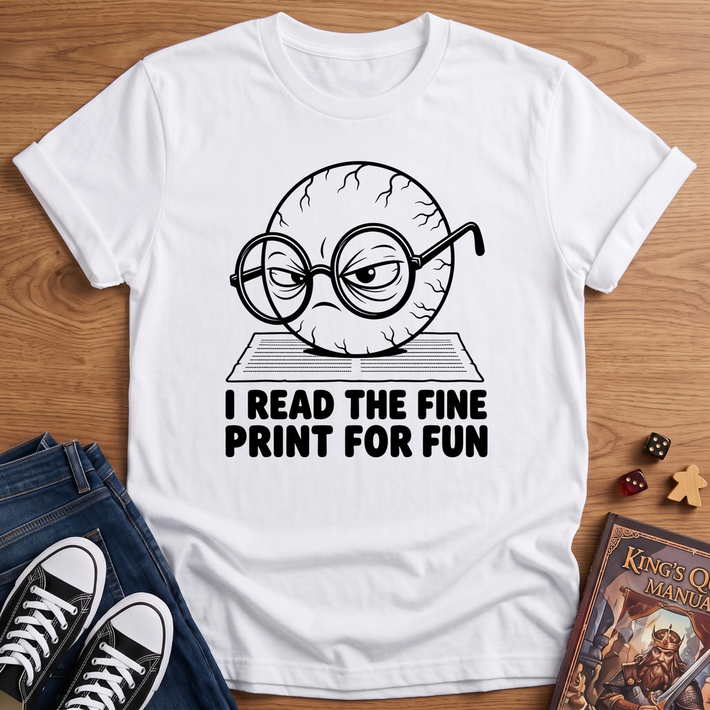 Fine Print Fun T-Shirt